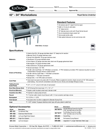 Spec Sheet
