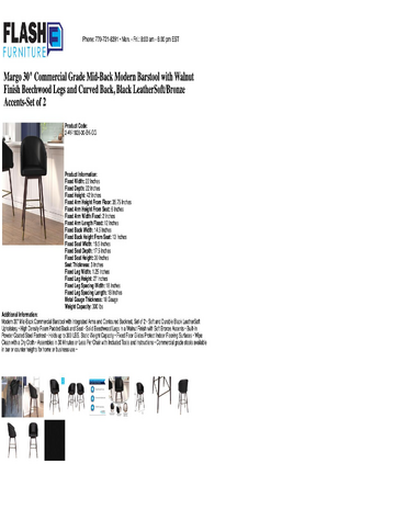 Spec Sheet