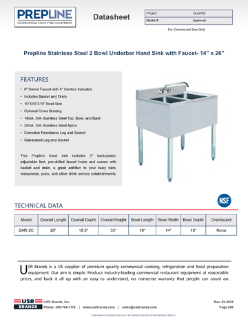 Spec Sheet