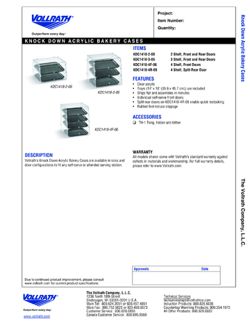 Spec Sheet