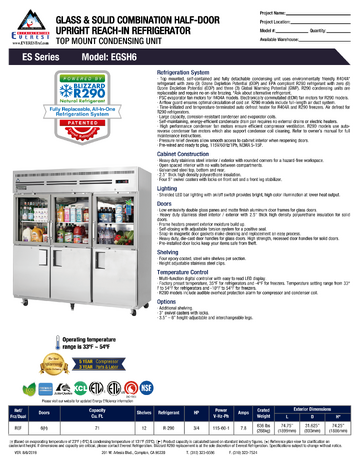 Spec Sheet