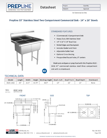 Spec Sheet