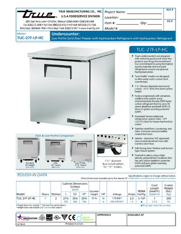 Spec Sheet