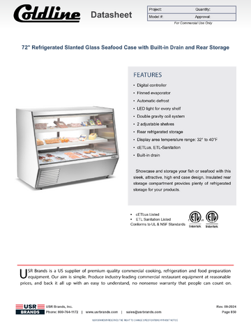 Spec Sheet