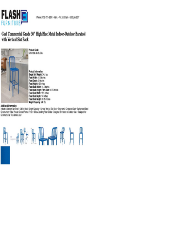 Spec Sheet
