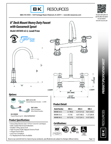 Spec Sheet