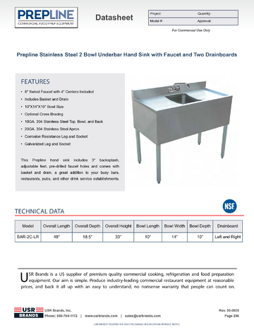 Spec Sheet