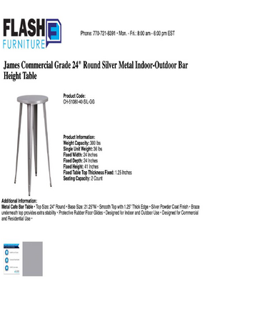 Spec Sheet