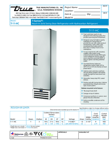 Spec Sheet