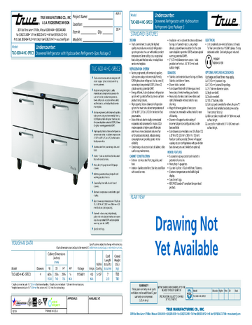 Spec Sheet