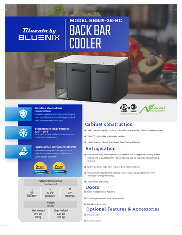 Spec Sheet