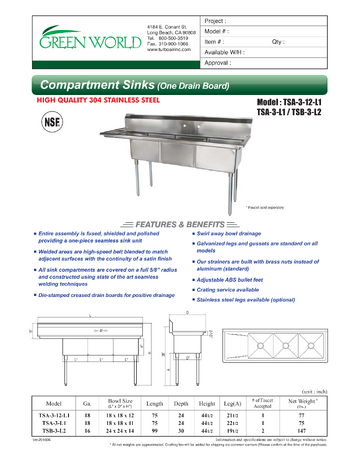 Spec Sheet