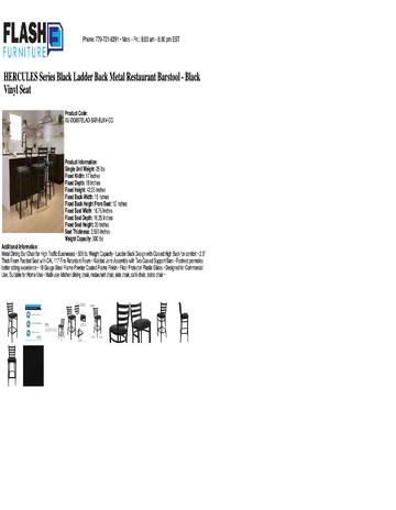 Spec Sheet