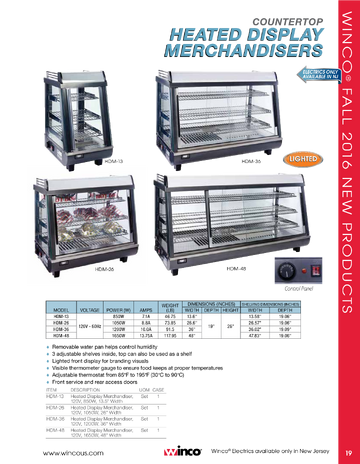 Spec Sheet