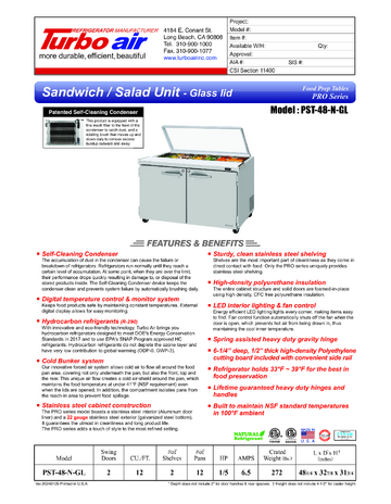 Spec Sheet