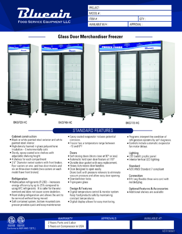 Spec Sheet