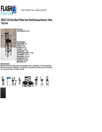 Spec Sheet
