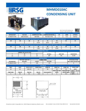 Spec Sheet