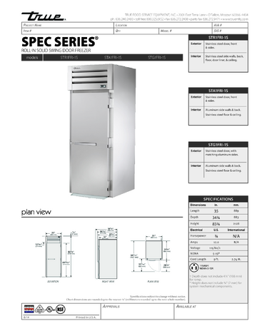 Spec Sheet