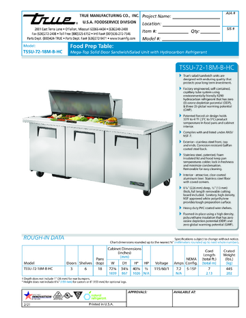Spec Sheet