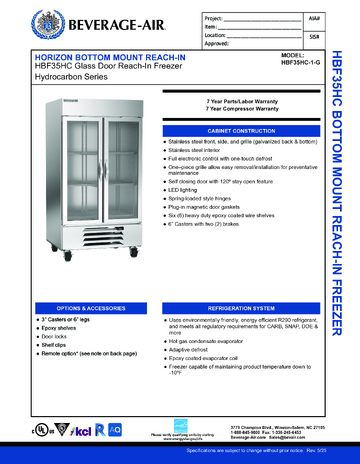 Spec Sheet