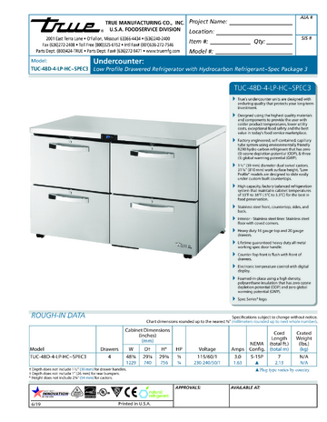 Spec Sheet