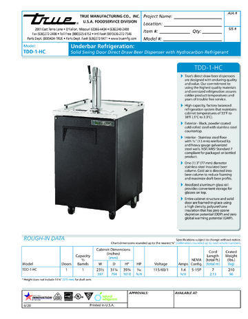 Spec Sheet