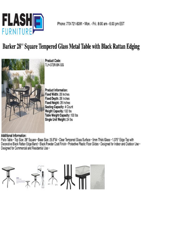 Spec Sheet