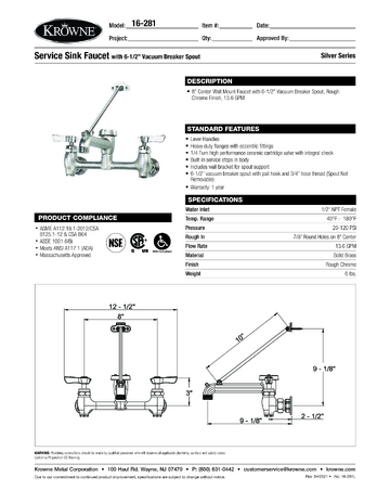 Spec Sheet
