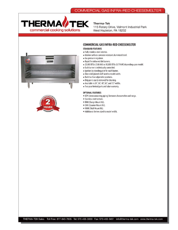 Spec Sheet