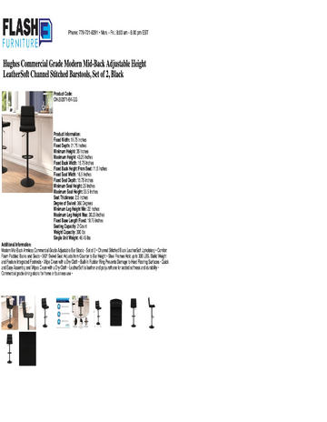 Spec Sheet