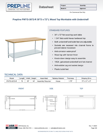 Spec Sheet