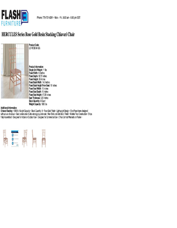 Spec Sheet