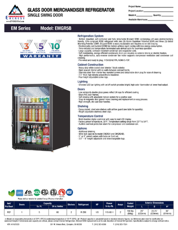 Spec Sheet