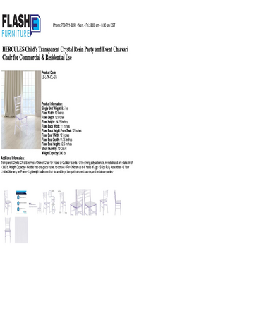Spec Sheet