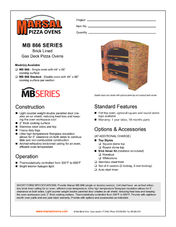 Spec Sheet