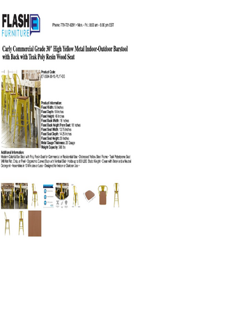Spec Sheet