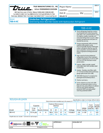 Spec Sheet