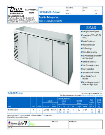 Spec Sheet