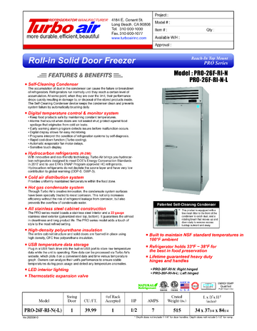 Spec Sheet
