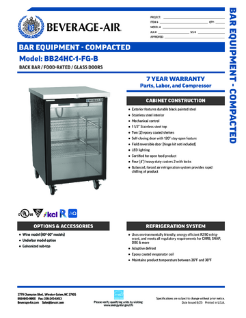 Spec Sheet