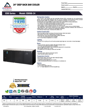 Spec Sheet