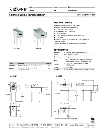 Spec Sheet