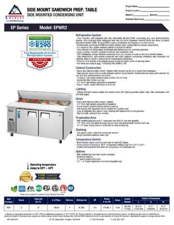 Spec Sheet