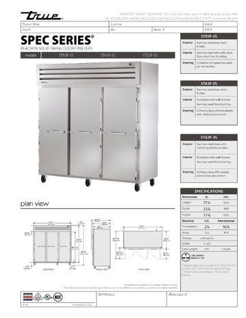 Spec Sheet