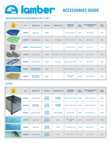 Spec Sheet