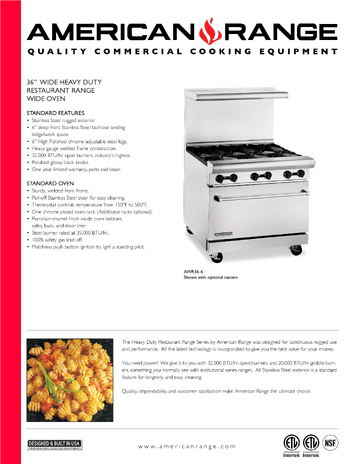 Spec Sheet