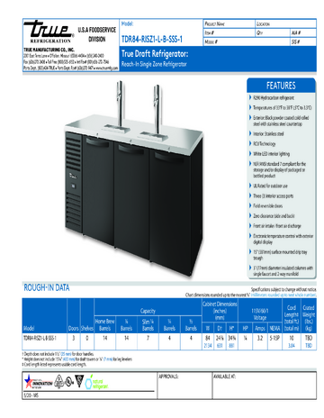Spec Sheet