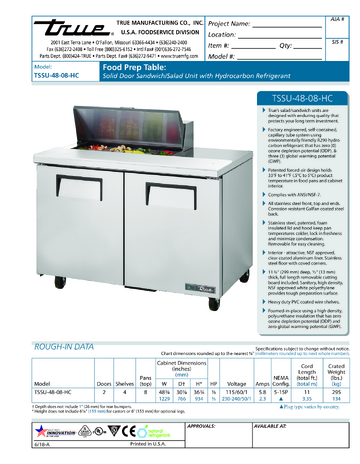 Spec Sheet