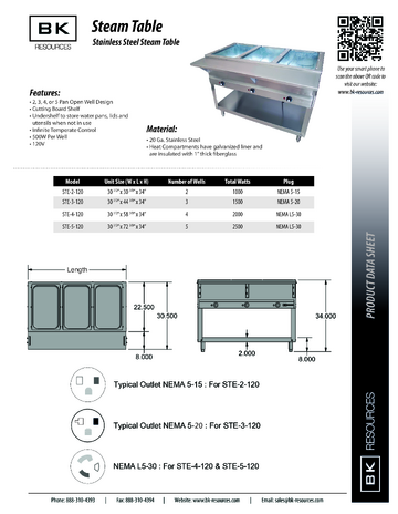 Spec Sheet